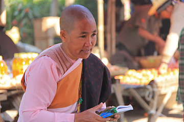 Image showing Buddhist Nun