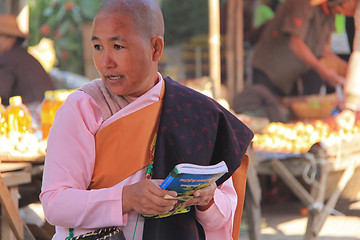 Image showing Buddhist Nun