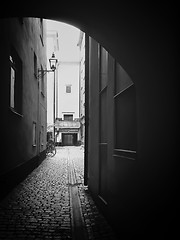 Image showing Light coming through an arch, Stockholm