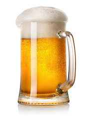 Image showing Mug of light beer
