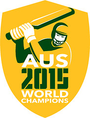 Image showing Australia Cricket 2015 World Champions Shield