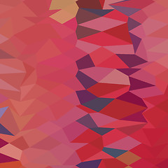 Image showing Carmine Pink Abstract Low Polygon Background