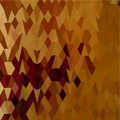 Image showing Autumn Leaves Abstract Low Polygon Background