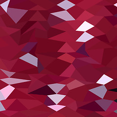 Image showing Carmine Red Abstract Low Polygon Background