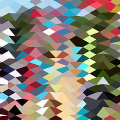 Image showing Multi Color Abstract Low Polygon Background