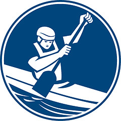 Image showing Canoe Slalom Circle Icon