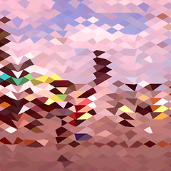 Image showing Horseman Abstract Low Polygon Background