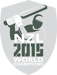 Image showing New Zealand Cricket 2015 World Champions Shield