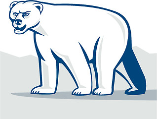 Image showing Polar Bear Isolated Cartoon