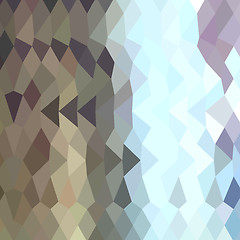 Image showing Taupe Abstract Low Polygon Background