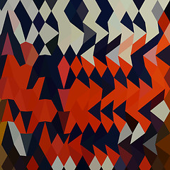 Image showing Harlequin Abstract Low Polygon Background