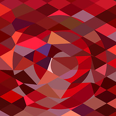 Image showing Rising Sun Abstract Low Polygon Background