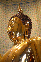 Image showing Pure gold Buddha in Wat Traimit Temple, Bangkok 