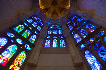 Image showing Church windows interior