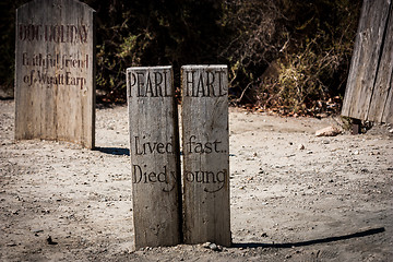 Image showing Old Cemetery