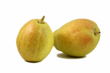 Image showing Two fragrant pears