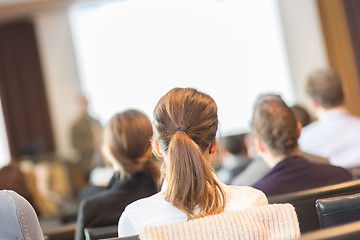 Image showing Audience in the lecture hall.