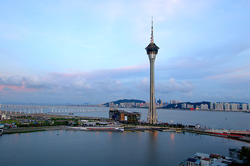 Image showing Panorama of Macau city