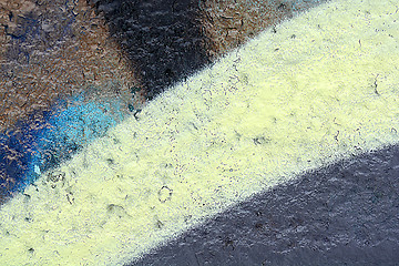 Image showing classic grunge texture of aging painted wall