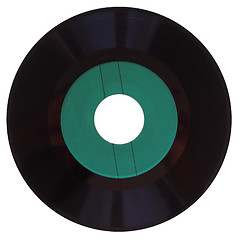 Image showing Vinyl record isolated