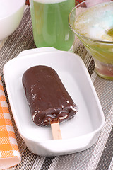 Image showing chocolate ice cream