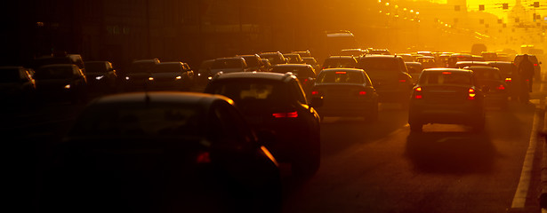 Image showing Traffic jam