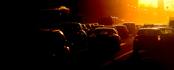 Image showing Traffic jam