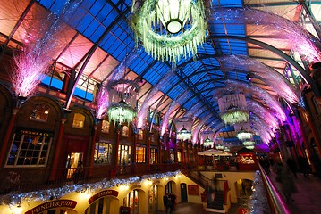 Image showing Covent Garden dressed for X-mas