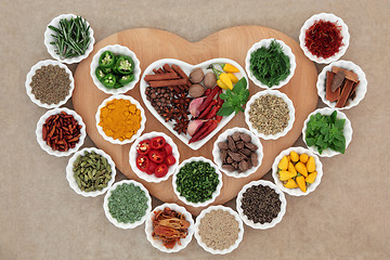 Image showing I Love Herbs and Spices