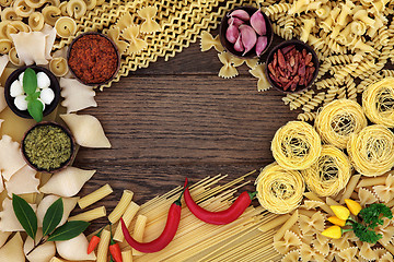 Image showing Pasta Food Ingredients