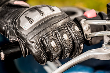 Image showing Motorcycle Racing Gloves