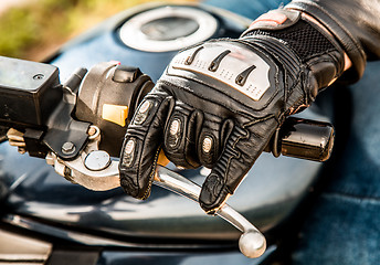 Image showing Motorcycle Racing Gloves