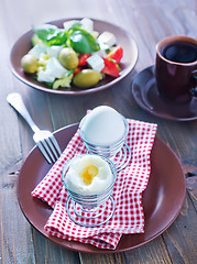 Image showing boiled eggs