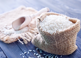 Image showing raw rice