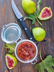 Image showing jam from figs