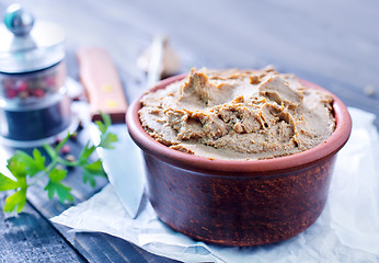 Image showing pate and bread