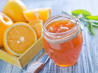 Image showing orange jam