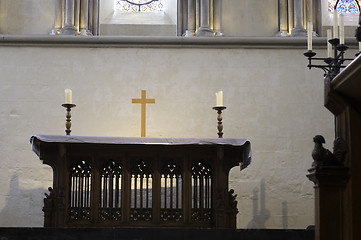 Image showing University of Cambridge, Jesus college, chapel altar