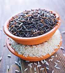 Image showing raw rice