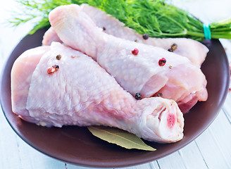 Image showing raw chicken legs