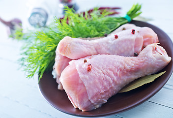 Image showing raw chicken legs