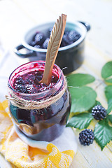 Image showing blackberry jam