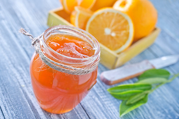 Image showing orange jam