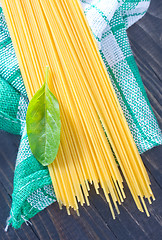 Image showing raw pasta