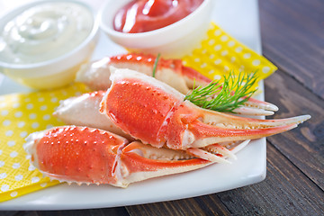 Image showing crab claws