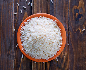 Image showing raw rice