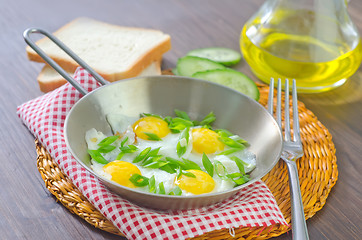 Image showing fried eggs