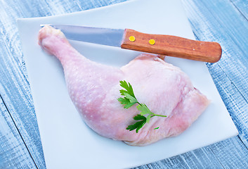 Image showing chicken leg