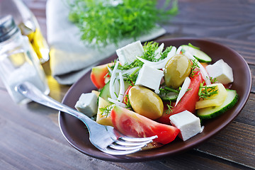 Image showing greek salad