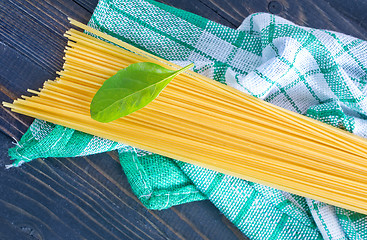 Image showing raw pasta